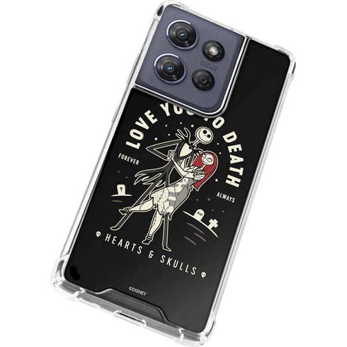 Disney The Nightmare Before Christmas Love You To Death Moto G Play 5G (2025) Clear Case